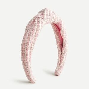 NWT J. Crew Pink Knot Tweed Headband